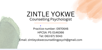 Zintle Yokwe Counselling Psychologist